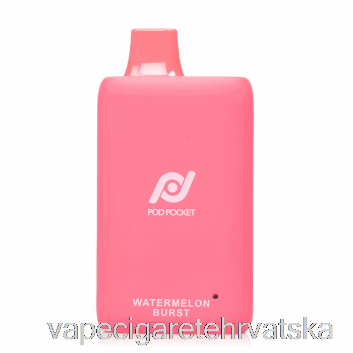 Vape Cigarete Pod Pocket 7500 Disposable Watermelon Burst